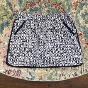 T by Talbots- navy-white skort- size XLp